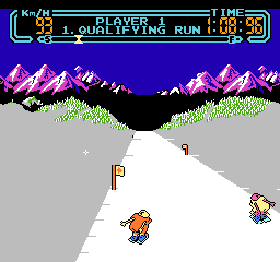 Slalom (USA) In game screenshot